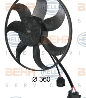 FAN MOTORU GOLF5-GOLF6-JETTA-PASSAT-CADDY-A3-LEON BMY-BLG-BGU-BSE-BLF-BLP-BJB-BKD-BKP-BXE-BKC 1,4 TSI-1,6-1,6 FSI-1,9 TDI-2,0 TDI 04-13 SOL
