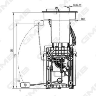 YAKIT POMPASI PASSAT-A4 ALZ-AWT-ALT 1,6-1,8 T-2,0 00-04