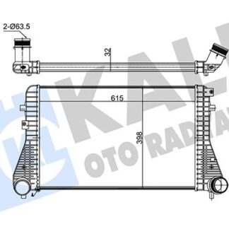TURBO RADYATORU INTERCOOLER PASSAT-TIGUAN BKP-CBAB-CFFB 2,0 TDI 05-