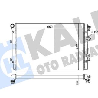 SU RADYATORU TIGUAN-SHARAN CAVA-CAVD-CTHD-CFFD-CFFB-CBAB-CFFA-CBAA 1,4 TSI-2,0 FSI-2,0 TDI 07-