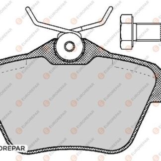 FREN BALATASI ARKA DISK BALATA 1,6-2,0 ALFA ROMEO 156, 164, 166 / LANCIA K(KAPPA) 98-