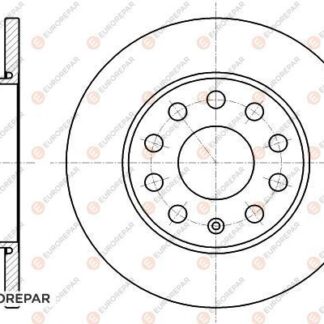 FREN DISKI ARKA CADDY-GOLF5-GOLF6-JETTA-A3-LEON 04-13
