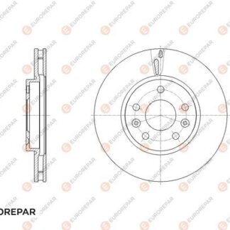 FREN DISKI ON MEGANE IV / TALISMAN / CAPTUR / QASHQAI 18-