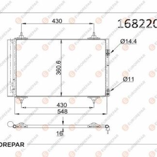 KLIMA RADYATORU 307/C4/PARTNER/BERLINGO 02-
