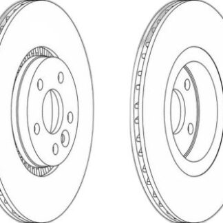 FRD DDF1607C-1 GALAXY/S60/S80/V60/V70/FREELANDER 2 3,2 TD 4X4 FREN DİSKİ ÖN 316 mm ADET