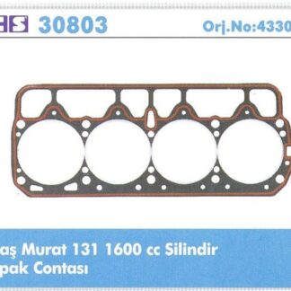 SİLİNDİR KAPAK CONTASI SİLİKONLU DKS DKŞ / M131 1.6