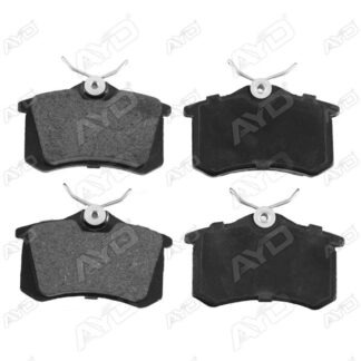 ARKA FREN BALATASI MEGANE II A3 GOLF PASSAT II,III,IV VENTO JETTA II OCTAVIA CORDOBA IBIZA TOLEDO P405 (I II) / (YUKSEKLIK: 52,9 MM, UZUNLUK: 87 MM, KALINLIK: 17 MM)