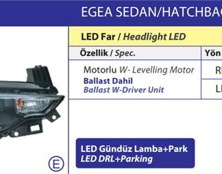 SAG FAR FIAT EGEA 16>20