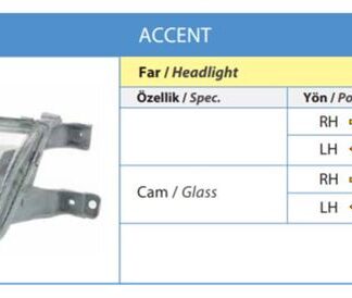 FAR SOL ACCENT 94>00 MEKANİK H4
