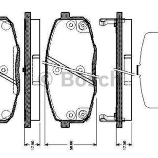 ON FREN BALATASI I30 07-12 CEED 07-12 CARENS 02-06 CERATO 09-12 KONA 17-23
