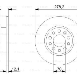 FREN DİSKİ ARKA 1,6 MJT-1,9 JTDM ALFA ROMEO GIULIETTA-159-FIAT 500X-JEEP RENEGADE 06-