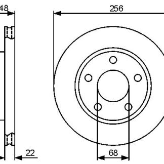 FREN DISKI ARKA PASSAT-A4 01-04 4 MOTION