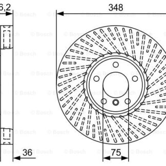 FREN DISKI ON SAG ADET F06-F07-F10-F11-F12-F13-F01-F02 10-17