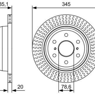 FREN DİSKİ ARKA BM SILVERADO 08-13