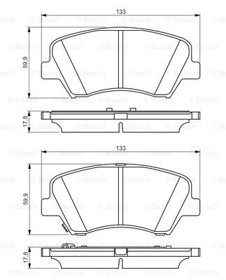 ON FREN BALATASI ELANTRA 11 -> ELANTRA 16 -> I30 11 -> OPTIMA 12 -> CERATO 15 -> CEED 12 ->