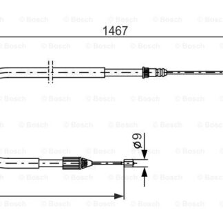 EL FREN TELİ SCENIC 00- 1.467 mm