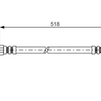 FREN HORTUMU ARKA OM 601-611 VITO- 108,110,112,113,114CDI 99-03
