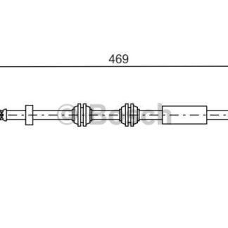 FREN HORTUMU ON 469MM 205-213-238-CLS257 2014-