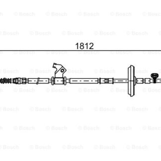 EL FREN TELİ SOL 1812 MM ASTRA J 10-21