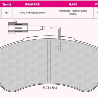 ON FREN BALATASI DUCATO BOXER JUMPER 18Q (16 JANT) 02>06