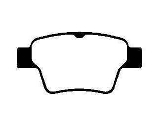 ARKA FREN BALATASI P307 C4 C4 COUPE P207 1,4 16V,1,6 16V,1,6 HDI 110 FAP,1,6 HDI 90 2,0 16V,2,0 HDI 135 FAP