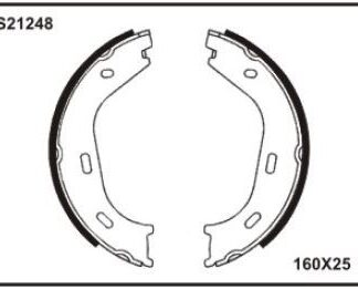 FREN BALATASI ARKA (PARK FRENI PABUCU) W116 76>80 W126 85>91 W123 79>85 R107 74>85 C107 74>81