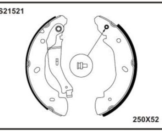 ARKA FREN PABUCLU BALATA TRANSIT V184 01>06 V347 2.2TDCI / 2.4TDCI / 3.2TDCI 06 /> (ONDEN CEKER)