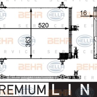 KLIMA RADYATORU PARTNER/PARTNER TEPEE/BERLINGO 02-15