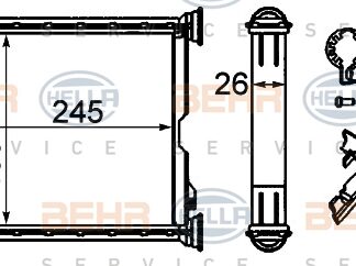 KALORIFER RADYATORU E81-E82-E87-E88-LCI-3-E90-E91-E92-E93-LCI-X1 E84-X3 F25-X4 F26 05-