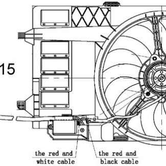 KLIMA FAN MOTORU KOMPLE MINI R50-R52-R53 01-07