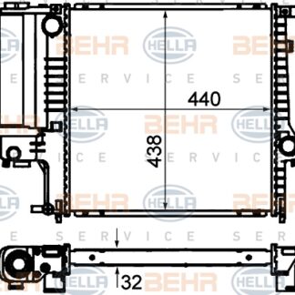 SU RADYATORU E30-E36-Z3 M40-M42-M43-M44-M50-M52 91-99