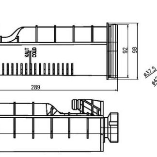 RADYATOR YEDEK SU DEPOSU E30-E34-E36-E39-Z3 E36 88-03