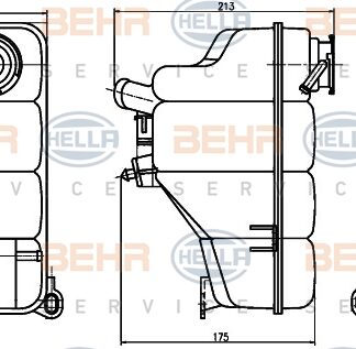 RADYATOR YEDEK SU DEPOSU W202 94-00