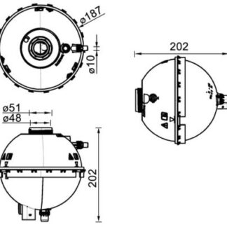 RADYATOR YEDEK SU DEPOSU F20-F21-F22-F23-F30-F31-F34-F35-4F32-F33-F36 N13-N20-N26-B38 10-18