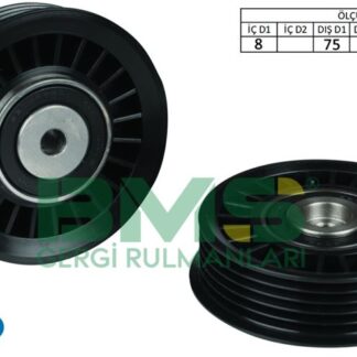 ALTERNATOR GERGI RULMANI 8×75 / 81×21 PLASTIK (PLASTIC) AUDI A4 A6 1.6D 1.8T 1.9TDI SEAT ALHAMBRA CO