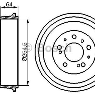 ARKA FREN KAMPANASI DUCATO BOXER DUCATO 14Q (15 JANT) CAP:254MM KALINLIK:24MM (94 03)