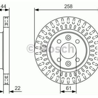 ON FREN AYNASI (DISKI) CLIO IV SYMBOL II LOGAN II MCV II SANDERO II 0.9 / 1.2 / 1.5DCI / 1.6 12> (4 BIJON 258MM)