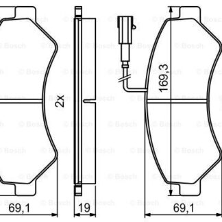 ON FREN BALATASI DUCATO III BOXER III JUMPER III 2.2HDI 3.0HDI 16Q / 20Q 06> KARSAN JEST 14>