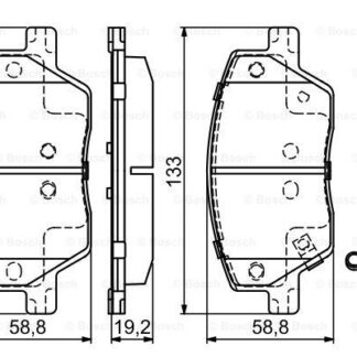 ON FREN BALATASI FIAT EGEA 1.3 / 1.4 / 1.6D MULTIJET 15>