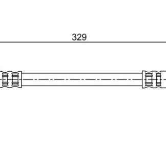 FREN HORTUMU ON R5 84>95 P 106 96> SANDERO 08> LOGAN 04>