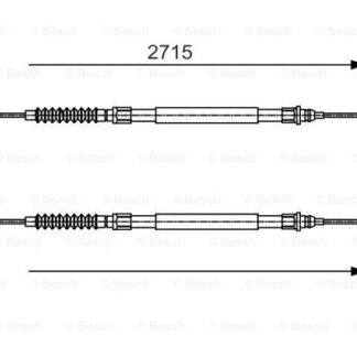 EL FREN TELI ARKA BOXER II JUMPER II DUCATO II ARKA DISK FREN BOY:2712 / 2×890MM (03 06)