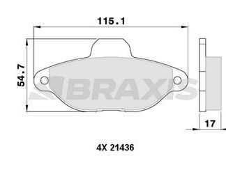 ON FREN BALATASI 500 07> 1.2 500 07> 500 FIAT SIENA ALBEA LINEA 07> DOBLO CARGO FIORINO 08> BRAVO II 07> STILO 01>06 PANDA 03> 1.2 PANDA 06> PUNTO I 93> / Y 95> / MITO 08> / BIPPER 08> / NEMO 08> / KA 08> 1.2 KA 16>