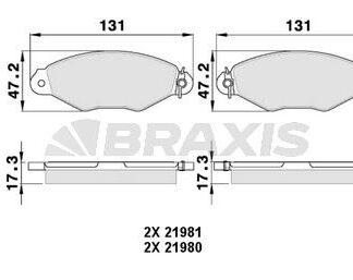 ON FREN BALATASI KANGOO 1,9D KANGOO 1,5DCI XSARA 1,4 1,5 P206