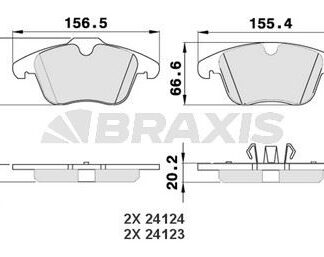 ON FREN BALATASI FREELANDER 2 06-14 / MONDEO IV 1.6TI / 2.0TDCI / 1.8TDCI / 2.5 07 /> S MAX GALAXY 1.6TDCI / 1.6 TI / 2.2TDCI