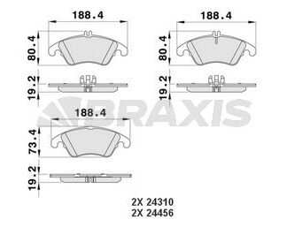 FREN BALATASI ON W204 07>14 S204 07>14 C204 11> C218 11>17 W212 09>15 C207 09>16