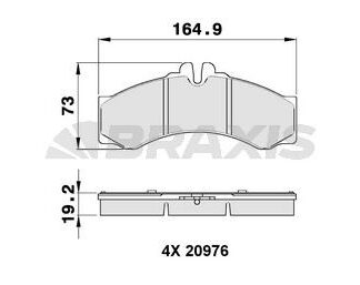 FREN BALATASI ON / ARKA SPRINTER 96>06 LT 28 35 46 96>06