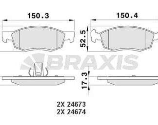 ON FREN BALATASI LOGAN MCV 1.4 / 1.6 / 1.6 16V / 1.5DCI 02 / 07>