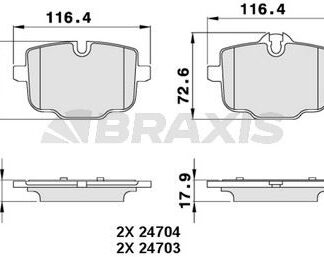 ARKA FREN BALATASI BMW F10 F11 N53 N57