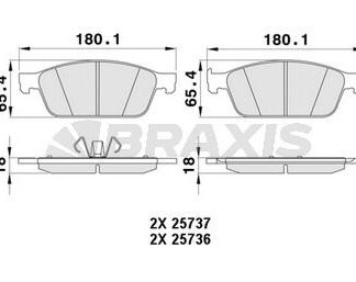 ON FREN BALATASI CONNECT 1.5 – 1.6 TDCI 13> KUGA 12>