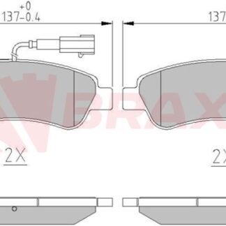 FREN BALATASI ARKA FISLI DUCATO 12> / BOXER 12> / JUMPER 12>